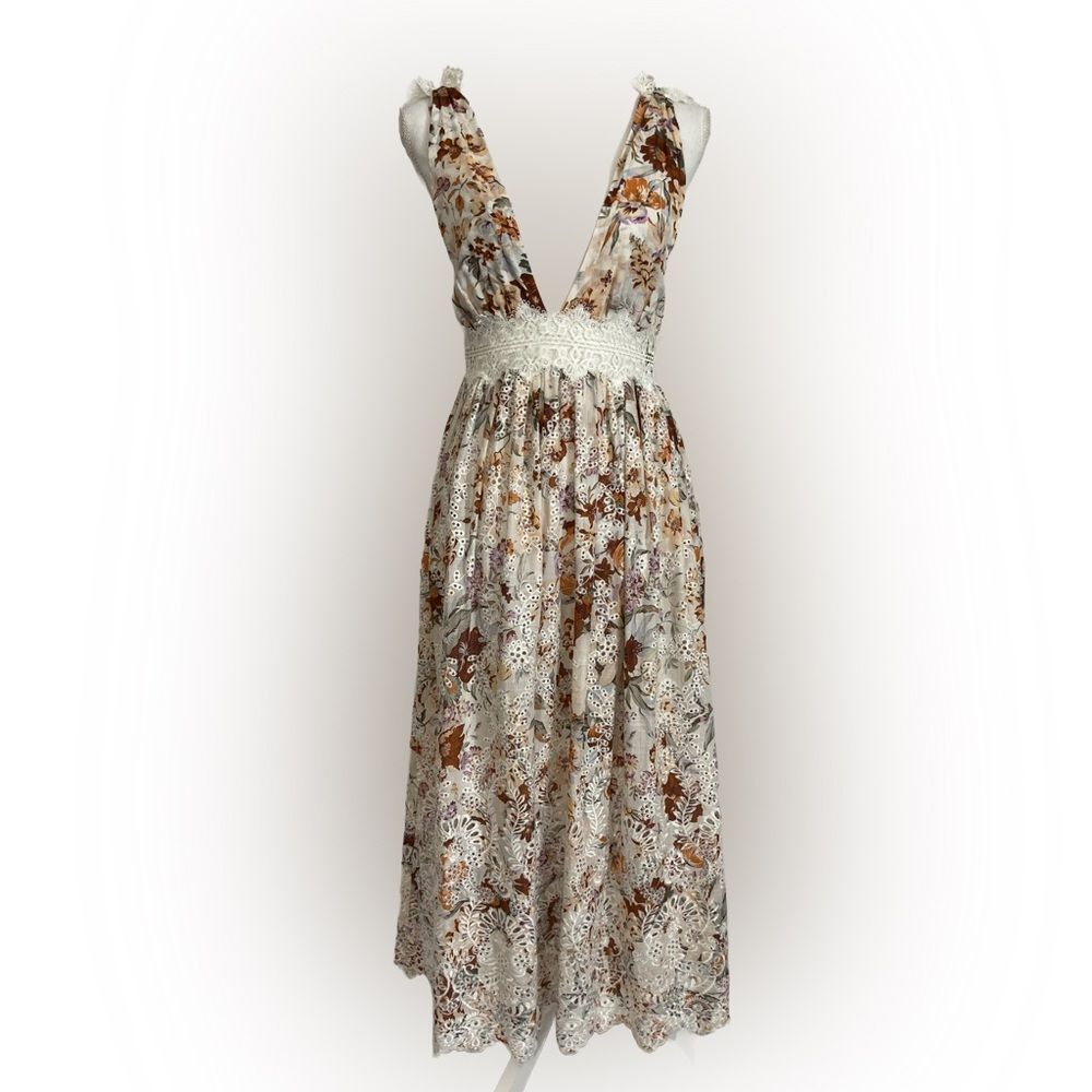 Zimmermann Floral Midi Dress